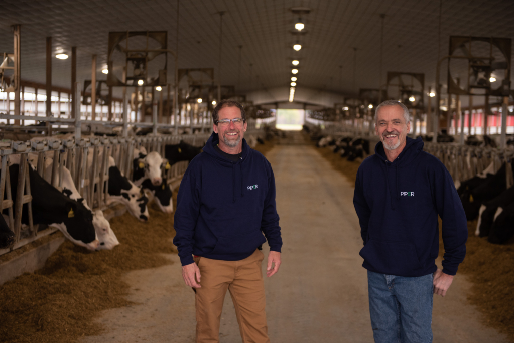 Piper Systems is testing its integrated system at the large Kayhart Brothers farm in Vermont, USA
